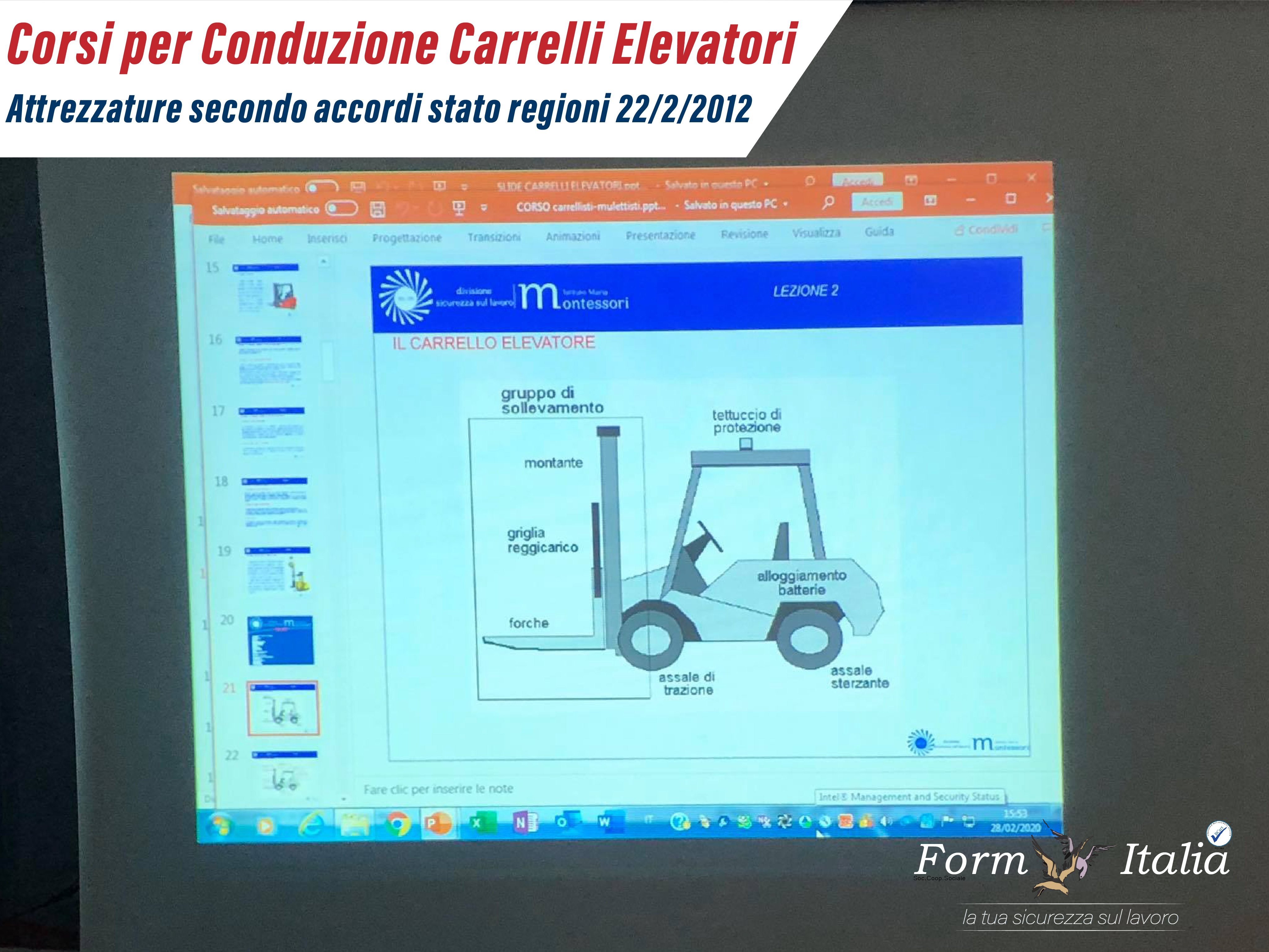 Corsi per Conduzione Carrelli Elevatori